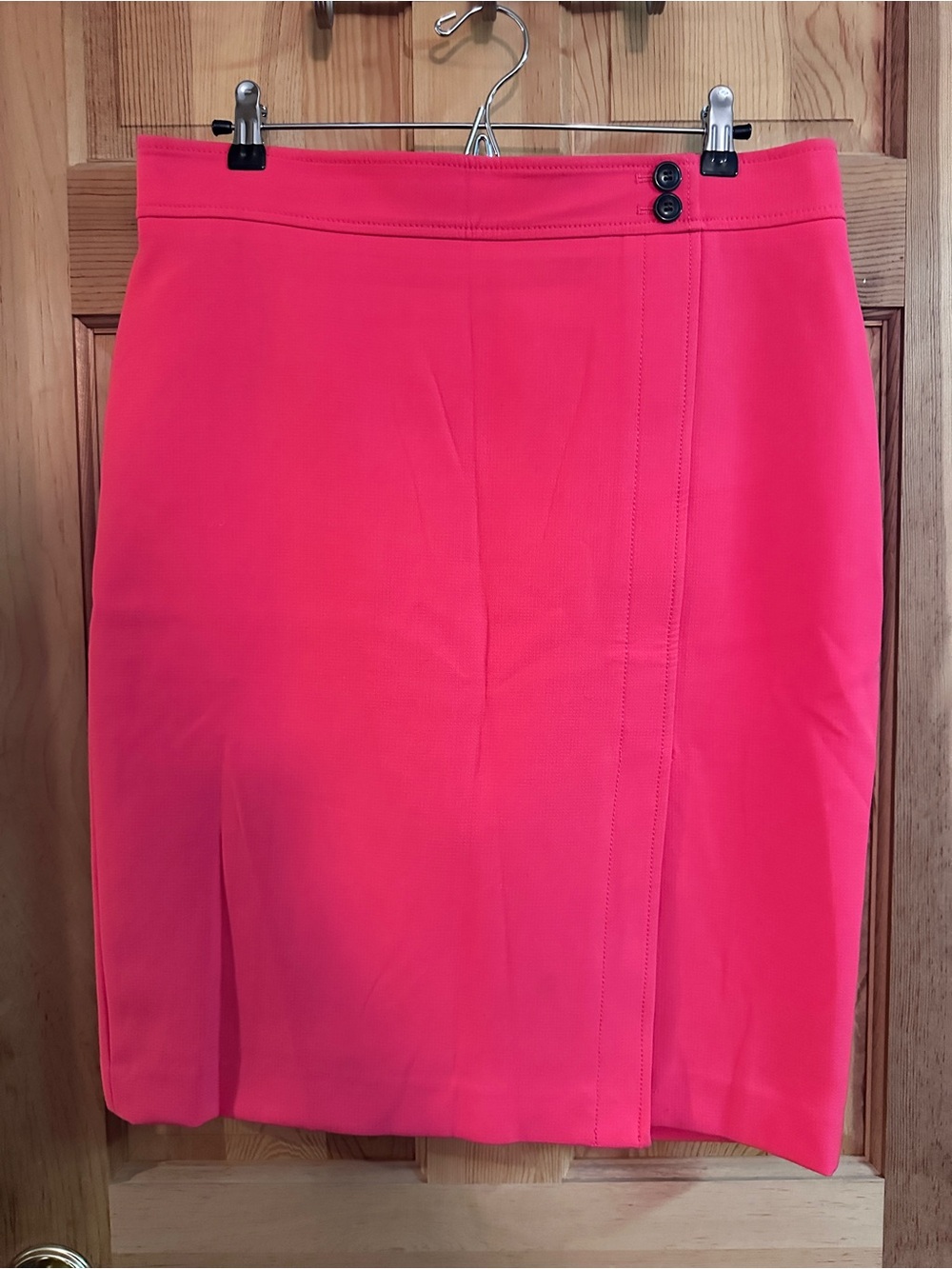 Ann Taylor Coral Pink Pencil Skirt Size 12